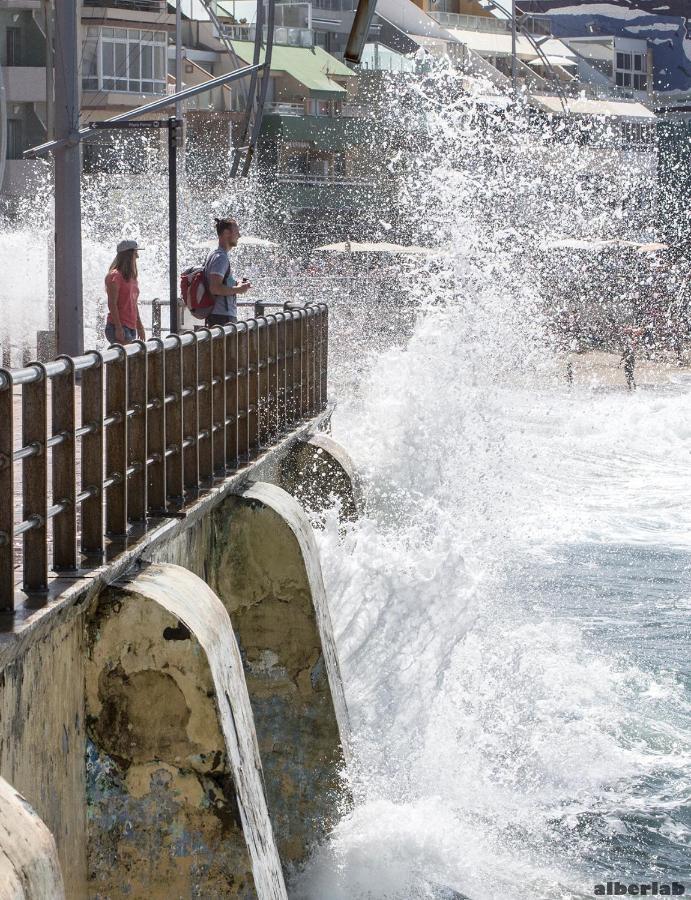 Seafront Terrace Home Las Canteras Beach - Wifi ลาสปัลมาส เด กรานคานาเรีย ภายนอก รูปภาพ